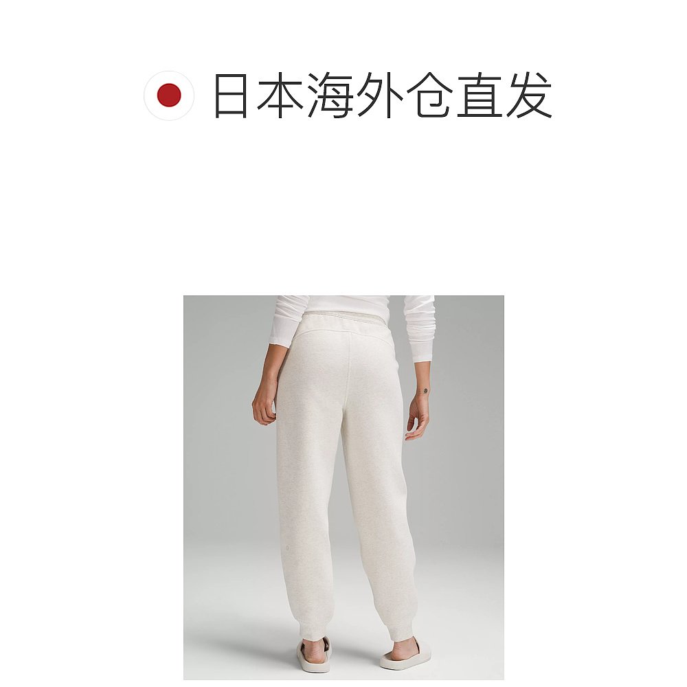 日潮跑腿Lululemon露露乐蒙 女款高腰长裤 米白色 XS LW5FI4A - 图1