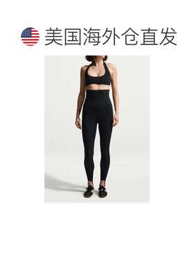 Black Women's Stirrup Leggings耐克休闲裤紧身裤