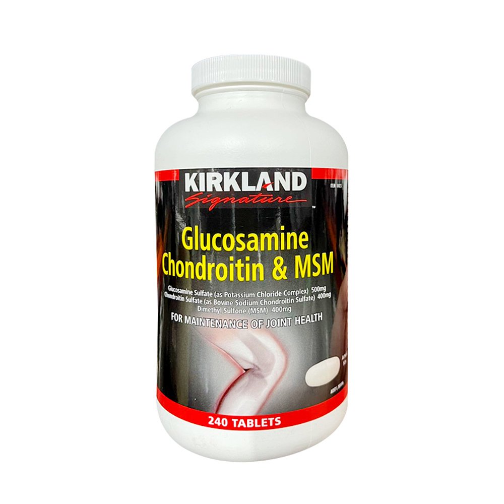 Kirkland柯克兰葡萄糖氨软骨素MSN关节健康240粒瓶装易吸收 - 图2