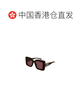 1h可退 香港直邮GUCCI 女士眼镜 GG2025S002 CO 花色 几何框太阳