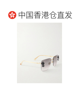 香港直邮DIOR 迪奥 女士 S2U 四叶草方形框镀金太阳眼镜 CD40249U
