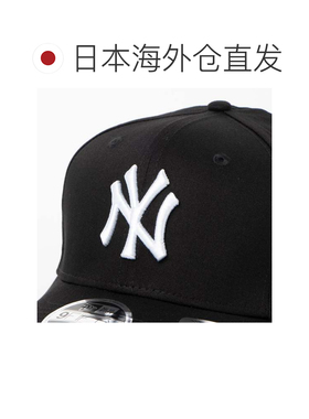 日本直邮NEWERA 9FIFTY STRETCH SNAP 棒球帽 NY黑色x白色