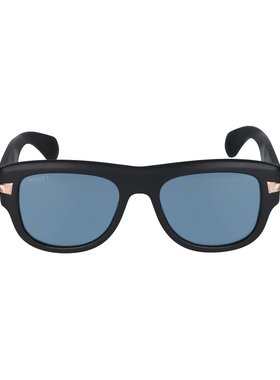 GUCCI 男士太阳镜 GG1517S002 AW2024 蓝色 logo标识太阳镜