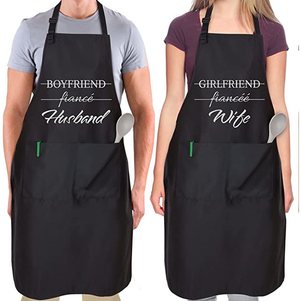 zulay kitchenFunny Aprons for Men, Women& Couples- mr. rig-图2