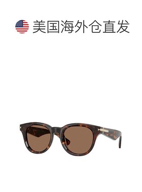 自营 Burberry  BE 4439 300273 51mm Unisex Round Sunglasses -