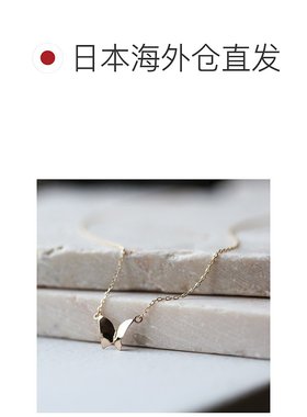 1h可退 日本直邮cui-cui K10YG 黄金 蝴蝶吊坠项链 40cm 可调节 7