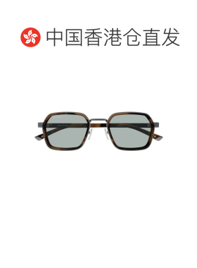 香港直邮GUCCI 男士太阳镜 GG2074S002 CO 银色 矩形太阳镜