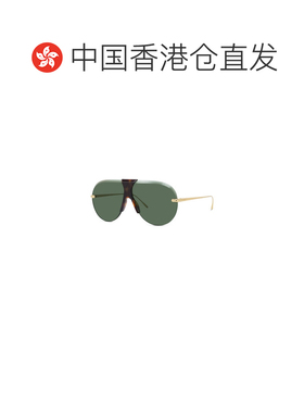 香港直邮LOEWE 罗意威 女士 窄款圆框金属太阳眼镜