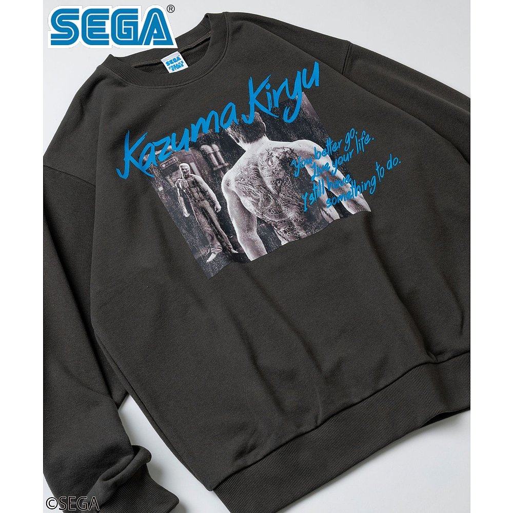 1h可退 日本直邮SEGA男装 龍が如く聯名桐生一馬圓領衛衣 1023248,淘宝优惠券,粉丝福利购,淘宝优惠卷