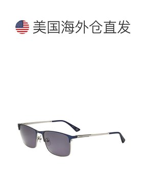自营 Hackett男式55毫米灰色太阳镜-海军蓝 美国奥莱直发