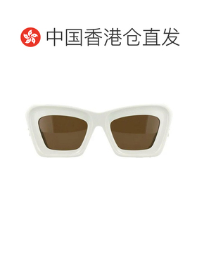 香港直邮LOEWE 女士眼镜 LW40145I25E AW2025 白色 徽标太阳镜