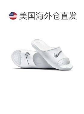 自营Men's Nike Victori One CZ5478-100 Sandals White Black Sh