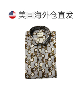 自营Bagutta Cotton Men Men's Shirt - multicolor 美国奥莱直发