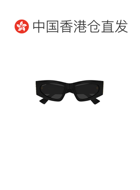 1h可退 香港直邮GUCCI 女士眼镜 GG2040S001 CO 黑色 几何太阳镜
