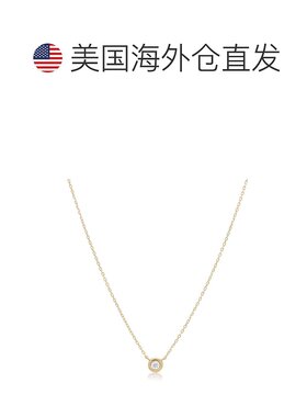 自营 the loveryDiamond Single Bezel Necklace - diamond 美国