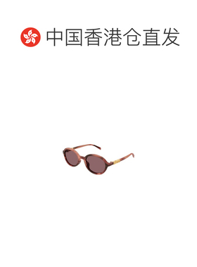 香港直邮GUCCI 女士眼镜 GG2033SA004 SS2026 棕色 椭圆形镜框太