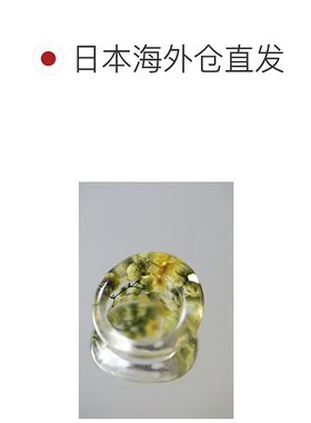 日本直邮圆润透明的戒指内含可爱的花朵
