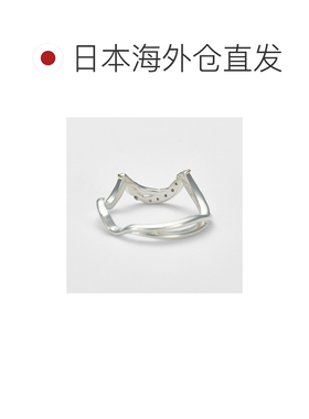 日本直邮日潮 agete 阿卡朵K10豌豆钻石银戒指