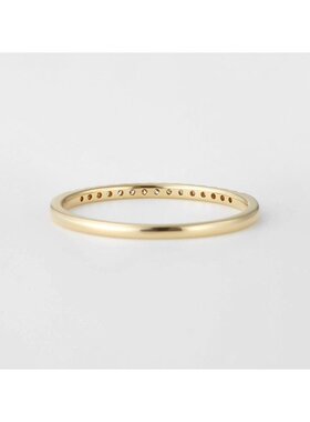 日潮 agete 阿卡朵 K18半永恒戒指