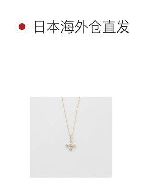 日本直邮日潮 agete 阿卡朵K18钻石吊坠白色 均码