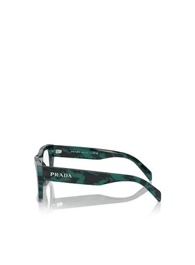 PRADA 女士眼镜 PRA17V17U1O1 SS2025 绿色 徽标平光镜