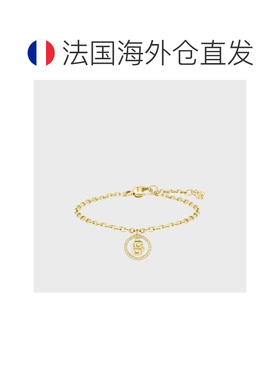 自营欧洲直邮HUGO BOSS雨果  Divine女士金色不锈钢monogram吊坠