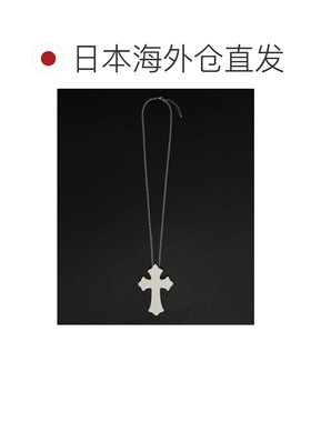 日本直邮WEGO 男装 PU压纹logo十字项链 WE25AW12SG0003