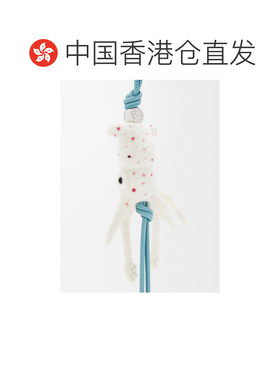 香港直邮LOEWE 时尚挂件 CA36232X241921 SS2025 白色 鱿鱼吊饰