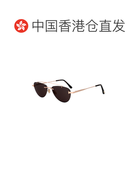 香港直邮TOM FORD 女士太阳镜 FT135628A SS2026 深棕色 无框太阳