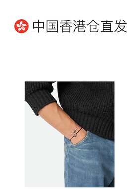 1h可退 香港直邮bottega veneta 男士 创意手链纯银