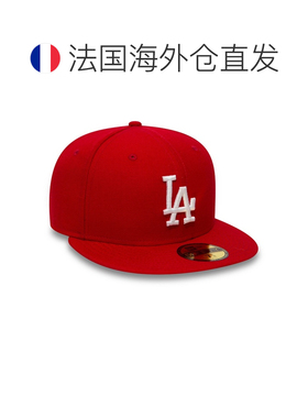欧洲直邮自营New Era 男女通用红色棉帽子