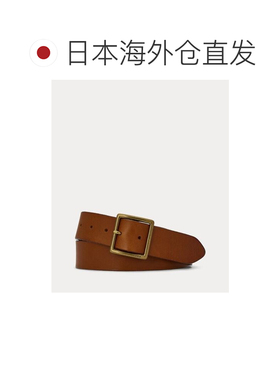 日本直邮Ralph Lauren 抛光瓦克塔皮革腰带