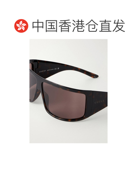 香港直邮Gucci 古驰 男士 Shield-Style Injected 太阳眼镜 GG227