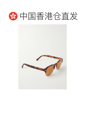香港直邮Brunello Cucinelli 布内罗 古奇拉利 女士 圆框龟甲色醋