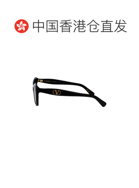 香港直邮valentino 华伦天奴 女士 全黑灰色醋纤太阳眼镜 VG0009S