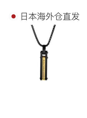 日本直邮POLICE 男士项链 LINKLINE GN0081902黑色和金色配饰