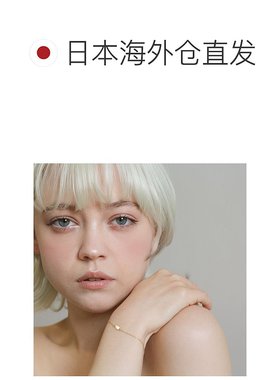 1h可退 日本直邮cui-cui黄金心形手链K10YG全长18cm755853cuicui