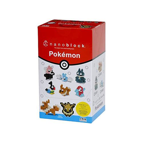 日本直邮河田 Nanoblock 宝可梦 标准型 NBMC14S 一盒六个 6 种类 - 图0