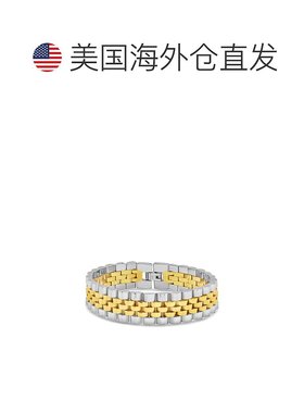 自营sterling foreverCommentSold Chunky 表带链式手链 - 双色