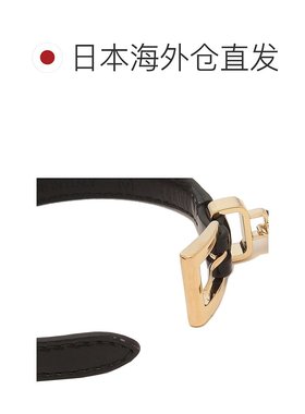 日本直邮Prada 普拉达手镯手环三角标志黑色女士 PRADA 1IB351 06
