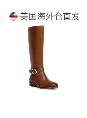 自营Vince Camuto Samtry Women's Brown Leather Knee-High Ridi