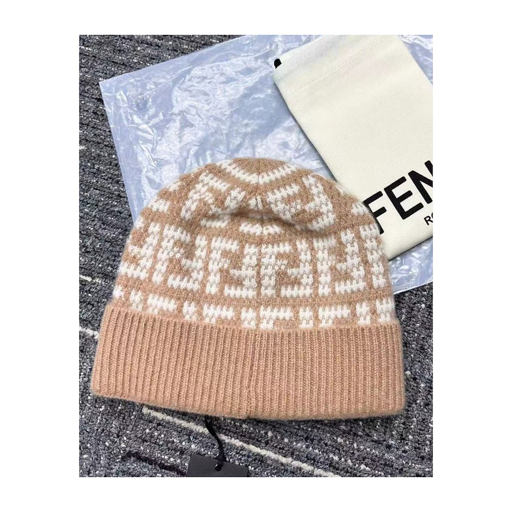 1h可退 香港直邮FENDI 女士帽子 FXQ913ALSYYF0Q SS2023 花色 - 图2