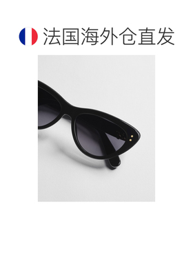 自营欧洲直邮Dior迪奥 Oblique 女士黑色蝴蝶形太阳镜