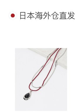 1h可退 日本直邮JEANASIS女士天然石双层项链简约蛇骨链设计 5722