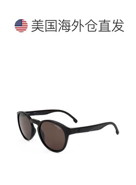 自营 Carrera男式51毫米棕色太阳镜-黑色 美国奥莱直发卡雷拉