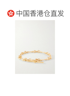 香港直邮潮奢 Saint Laurent 圣罗兰 男士 镀金手链 862654Y1500