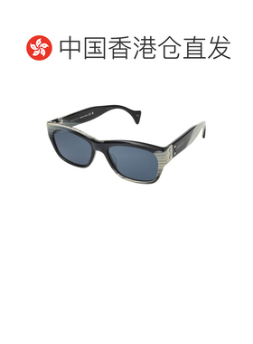 香港直邮GUCCI 男士眼镜 GG1706S004 AW2024 蓝色 全框太阳镜古驰
