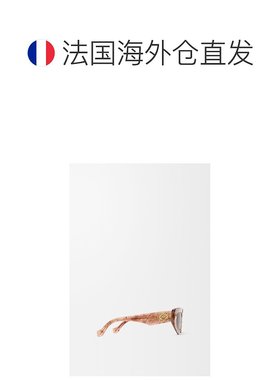 自营1h可退 欧洲直邮Loewe罗意威 女士深粉色醋酸纤维小蝴蝶款太