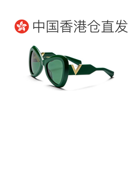 香港直邮VALENTINO 女士眼镜 VLS138CGRNGLD SS2025 绿色 全框太