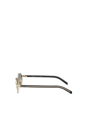 PRADA 女士眼镜 0PRB53SZVN02C49 SS2025 灰色 椭圆框太阳镜